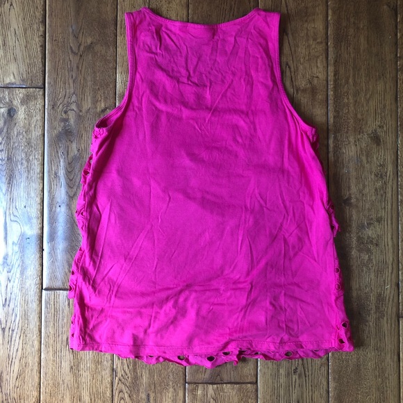 Elle Pink Ruffle Top - Picture 5 of 7